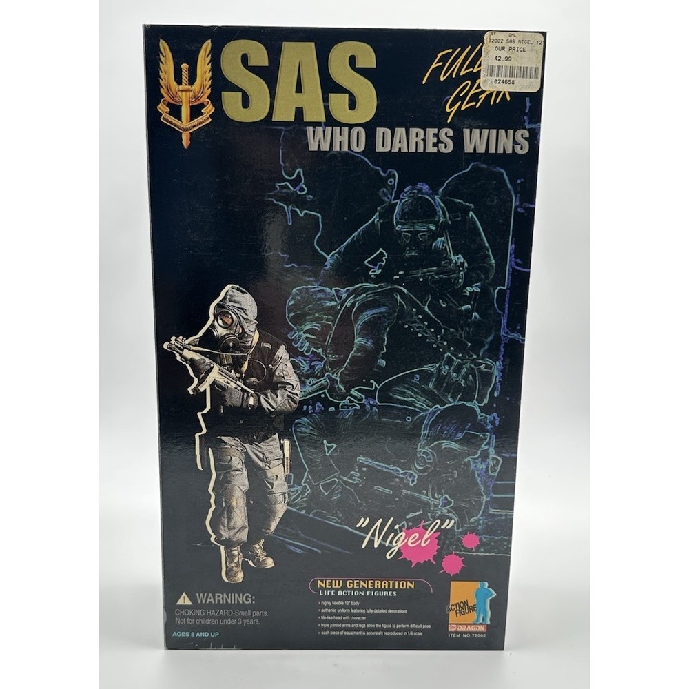 DRAGON NIGEL BRITISH SAS SPECIAL AIR SERVICE 1/6 ACTION FIGURE 72002